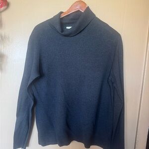 Casual Corner Charcoal Turtleneck Sweater